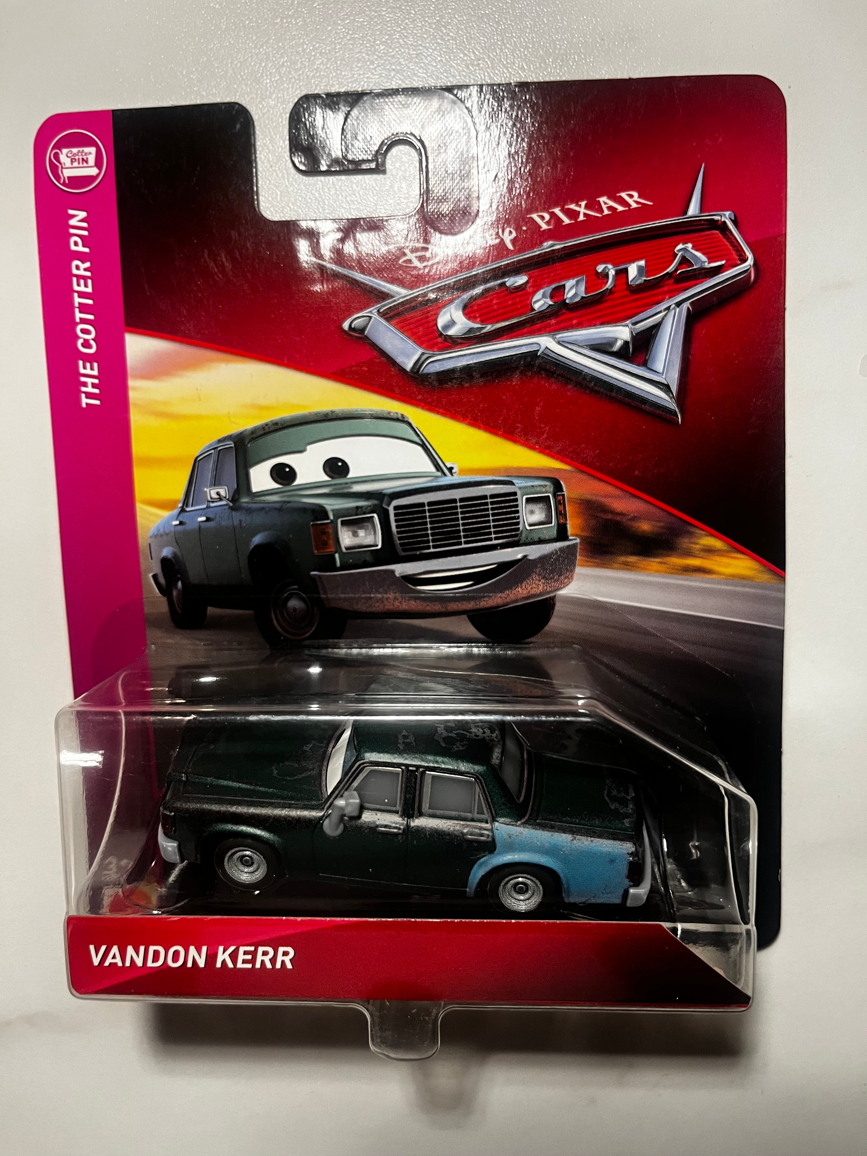 Vandon Kerr – The Cotter Pin Bar & Grill – Disney Pixar Cars Mattel 1:55 – Neuf sous Blister (rare)