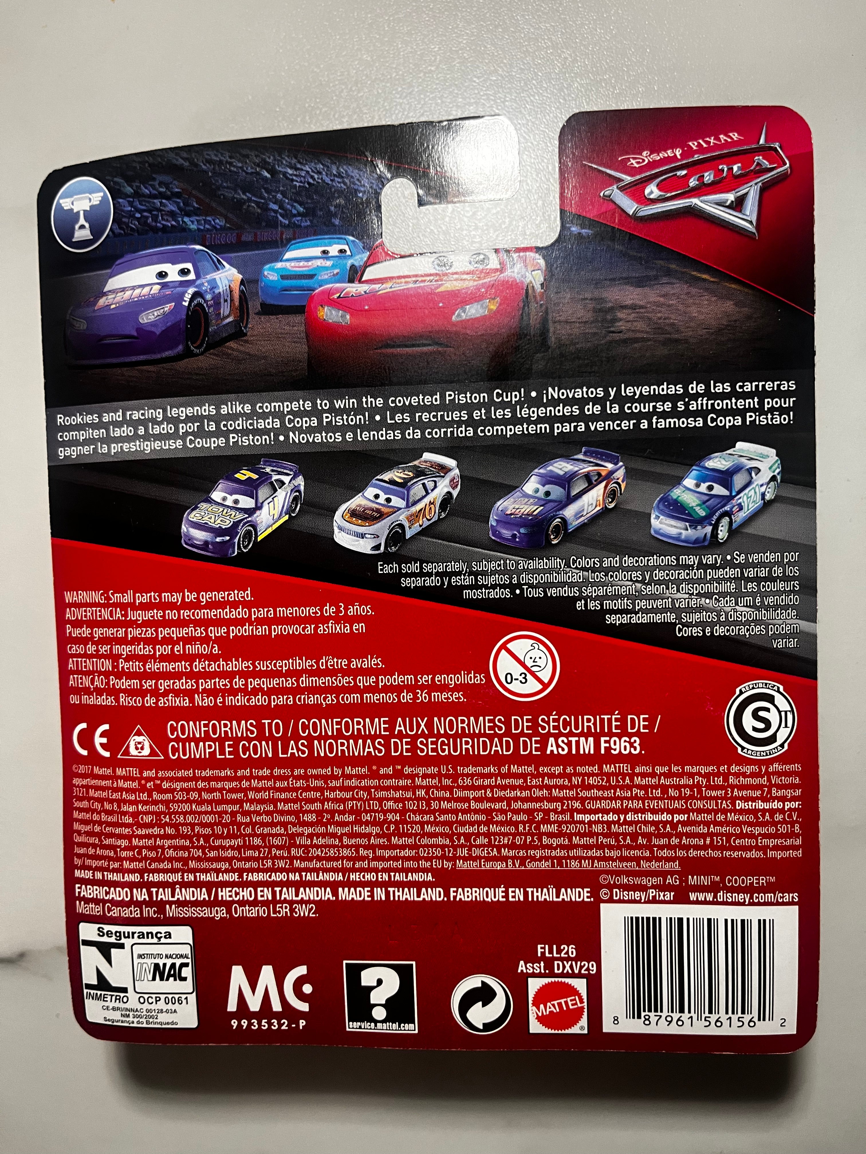 Markus Krankzler Transberry Juice n°6 – Disney Pixar Cars Mattel 1:55 – Neuf sous Blister (rare)