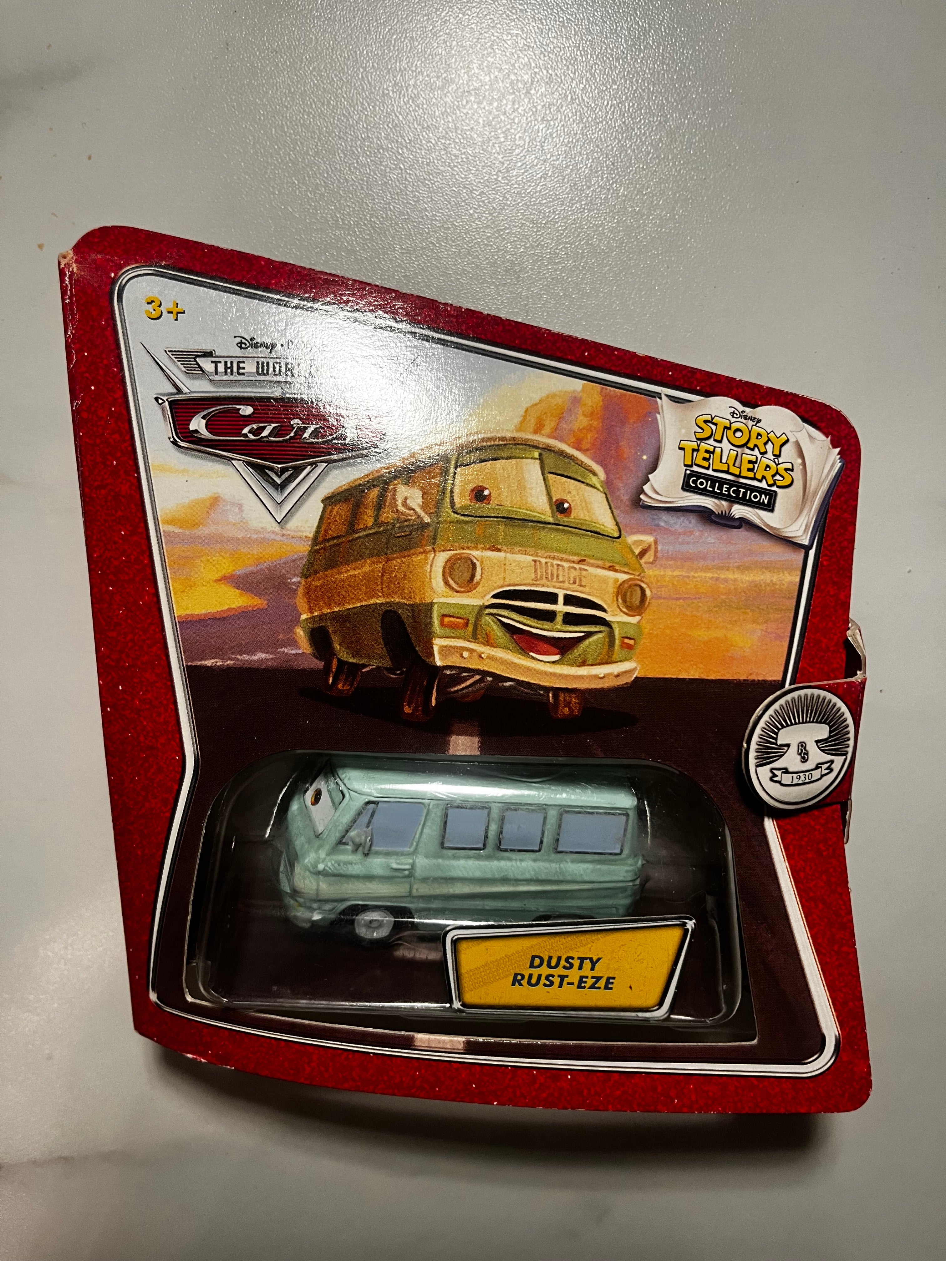 Dusty Rust-Eze – Story Tellers Collection – Disney Pixar Cars Mattel – Neuf sous Blister (rare)