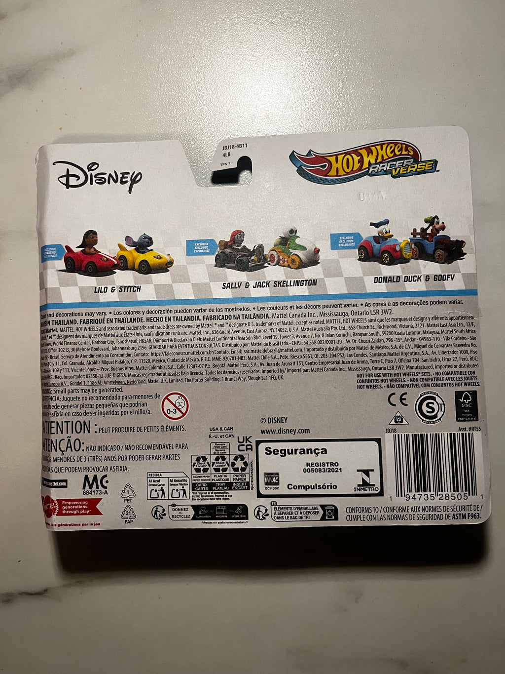 🚗✨ Hot Wheels Racer Verse Disney – Donald Duck & Dingo (Goofy) – Exclusif 2025
