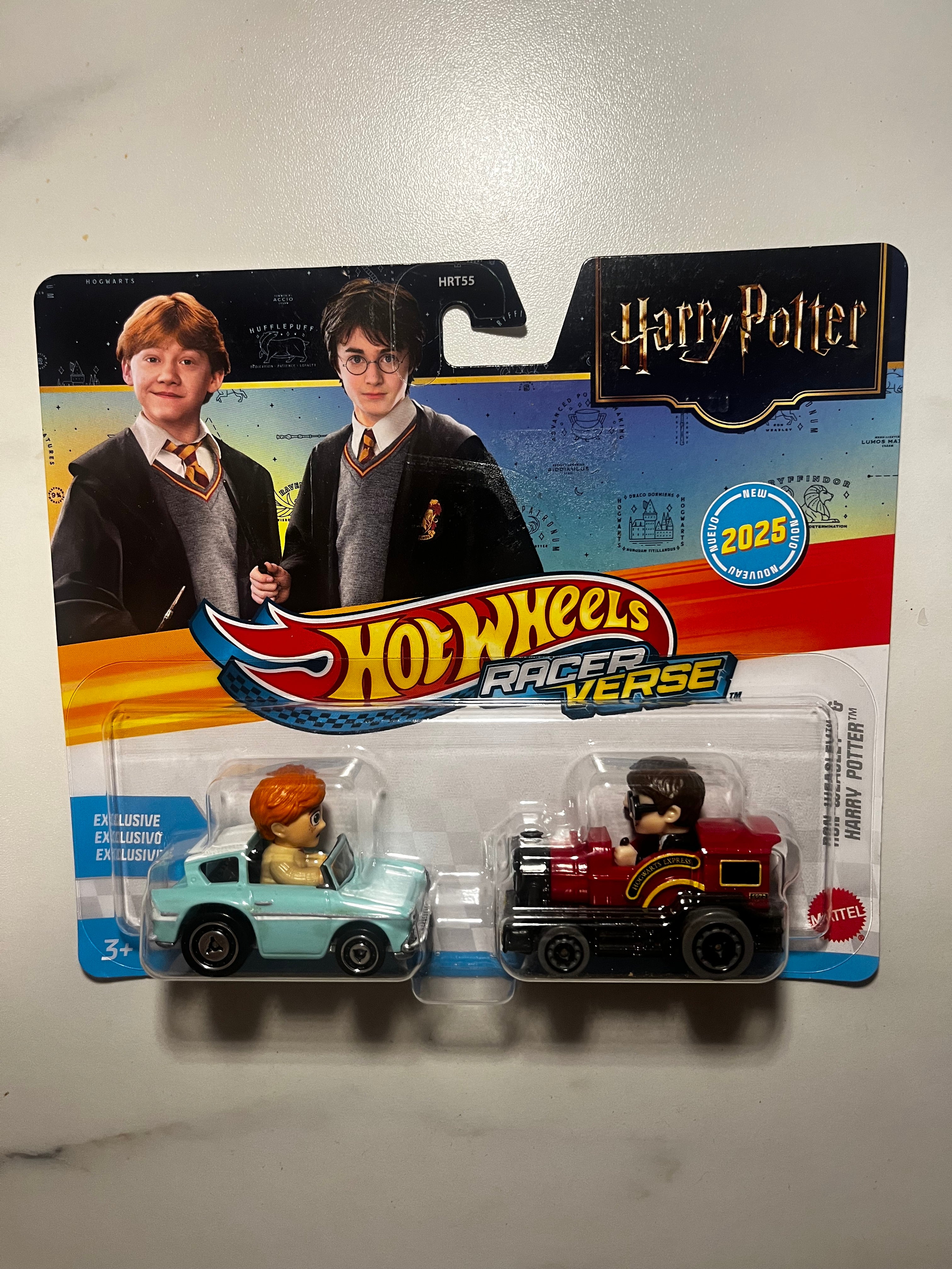 ⚡🚂 Hot Wheels Racer Verse Harry Potter – Harry Potter & Ron Weasley – Exclusif 2025