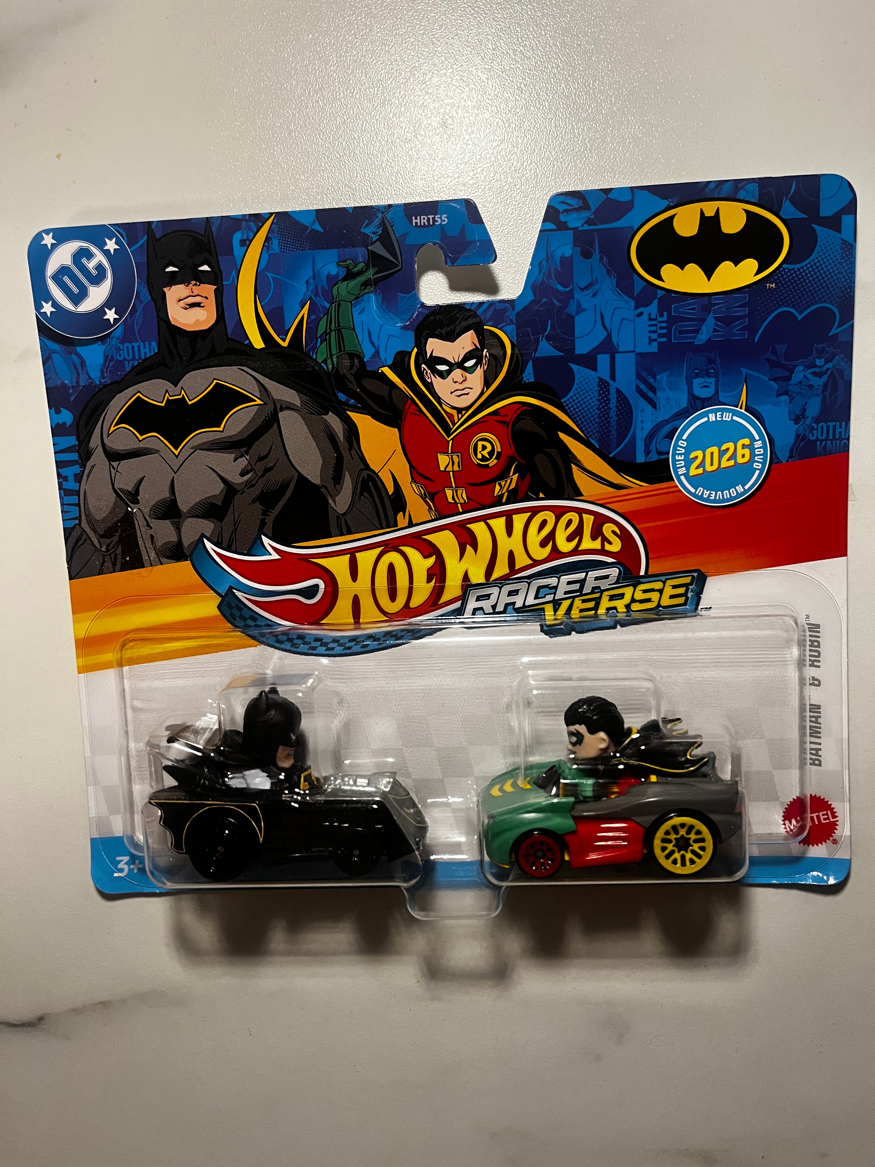 🦇⚡ Hot Wheels Racer Verse DC Comics – Batman & Robin – Exclusif 2026