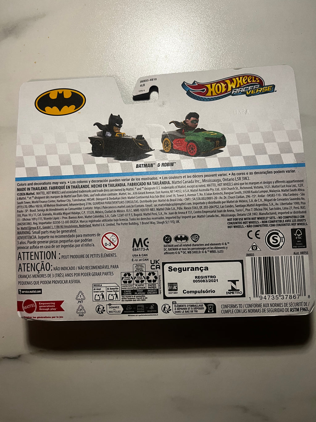🦇⚡ Hot Wheels Racer Verse DC Comics – Batman & Robin – Exclusif 2026