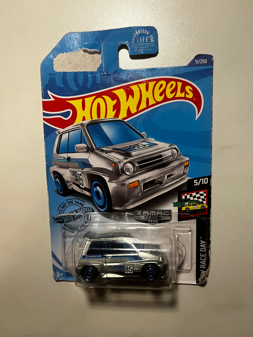 🚗🇯🇵 Hot Wheels '85 Honda City Turbo II Zamac 2020 – HW Race Day 5/10