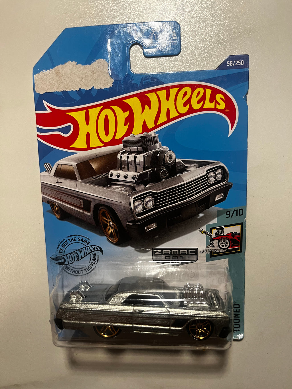 🚗✨ Hot Wheels '64 Chevy Impala Tooned Zamac 2020 – 58/250 – Neuve sous blister