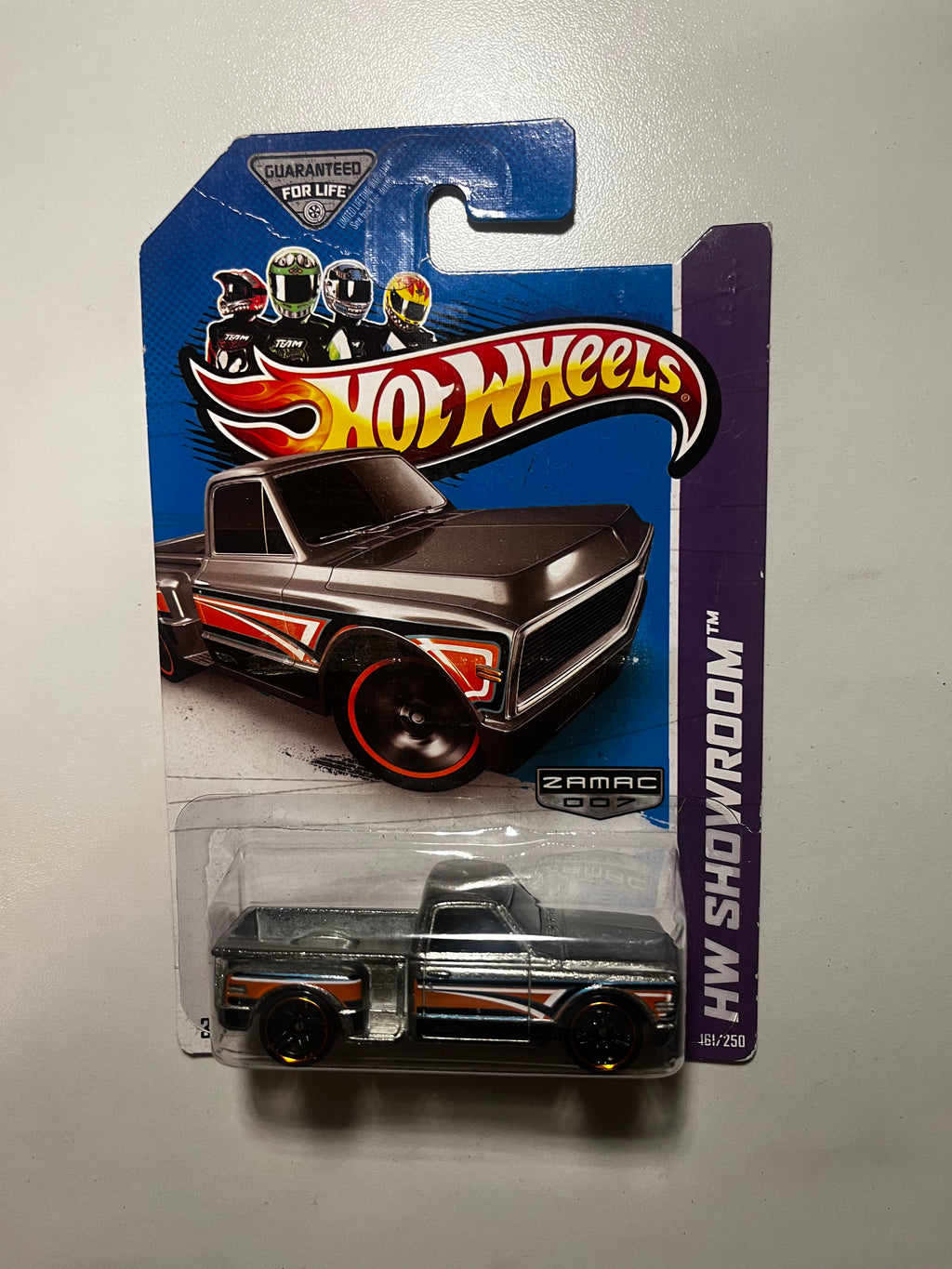 🔥 Hot Wheels Custom '69 Chevy Pickup Zamac 007 – HW Showroom 2013