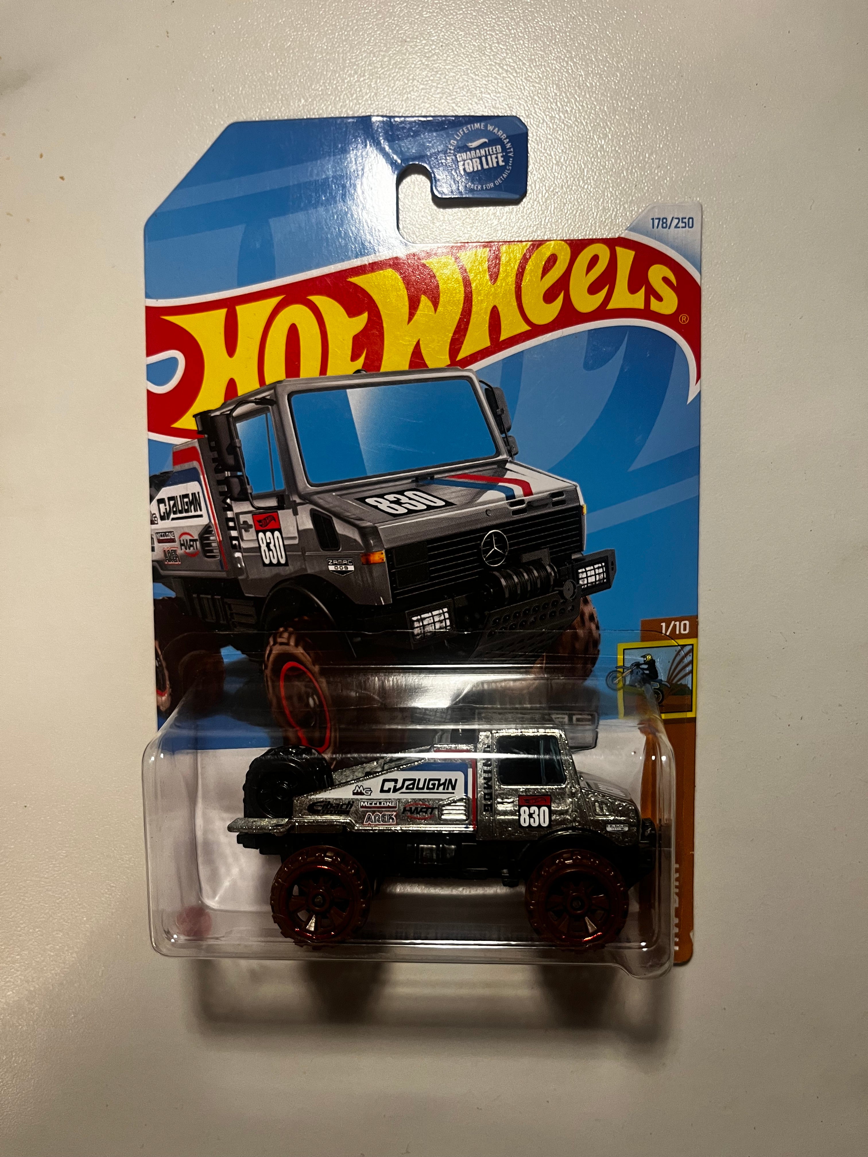 🔥 Hot Wheels Mercedes-Benz Unimog 1300L Zamac 002 2024 – Neuf Blister