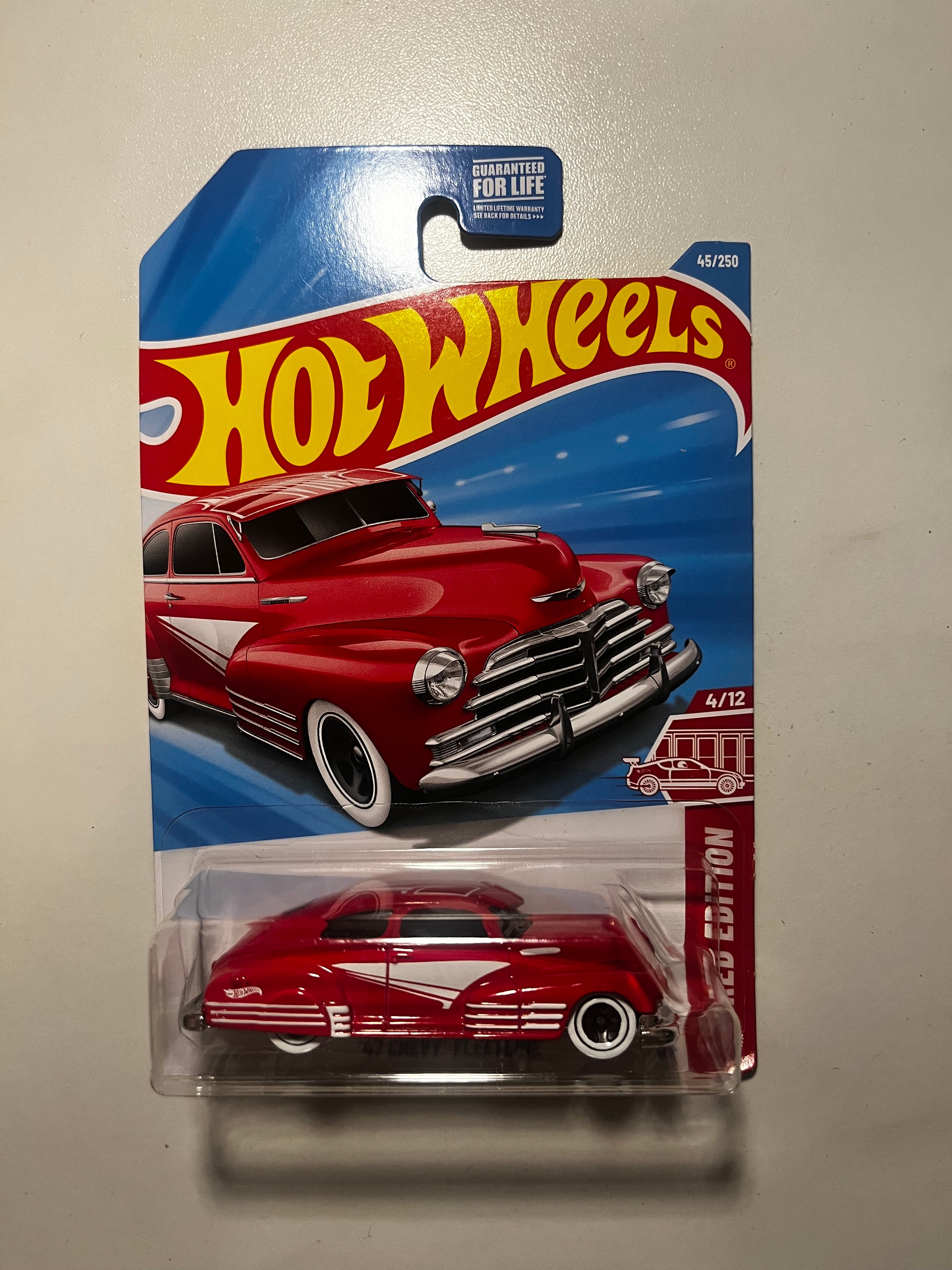 🔥 Hot Wheels '47 Chevy Fleetline RED Edition Target Exclusive – Neuf Blister