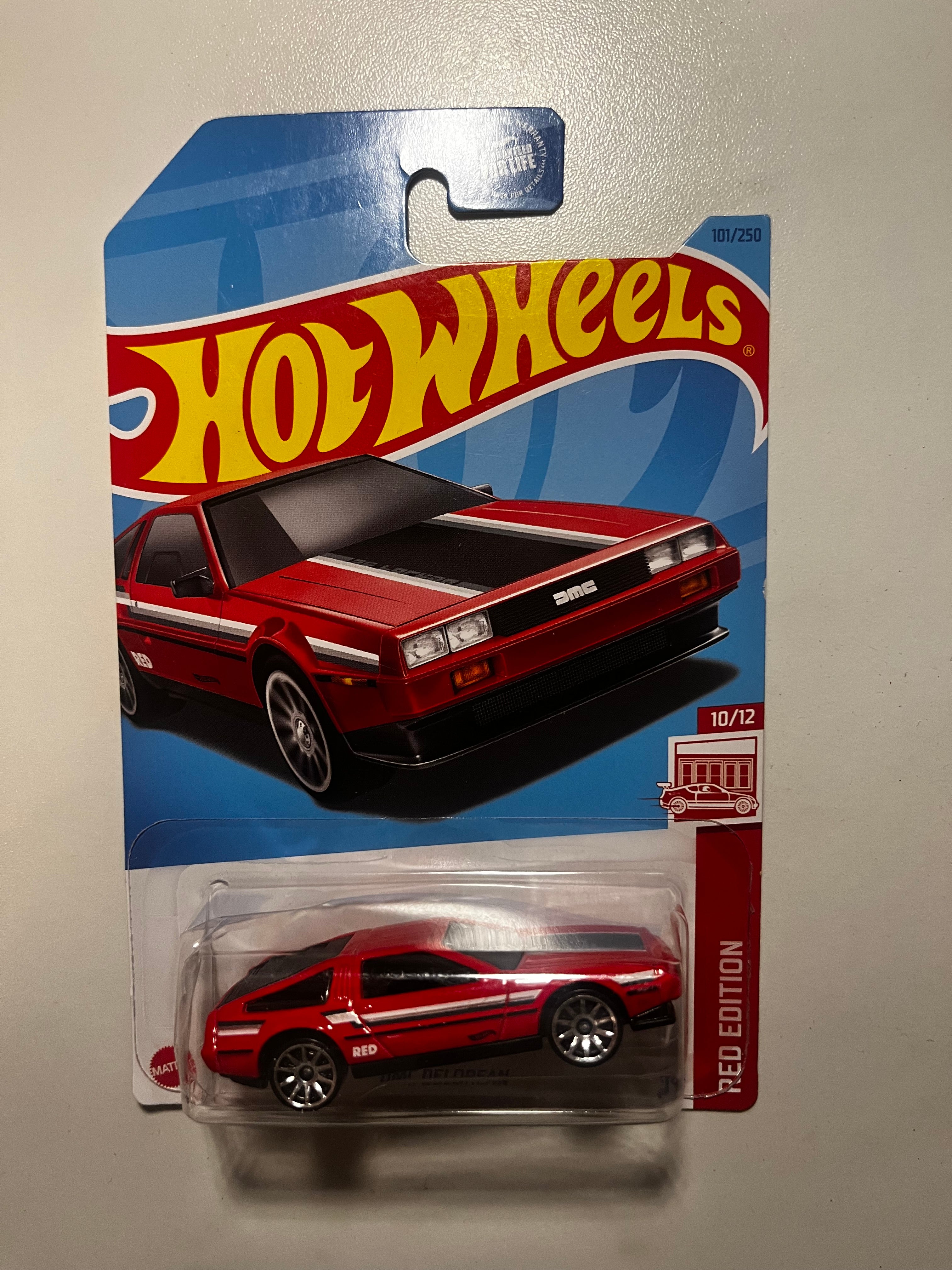 🔥 Hot Wheels DMC DeLorean RED Edition Target Exclusive