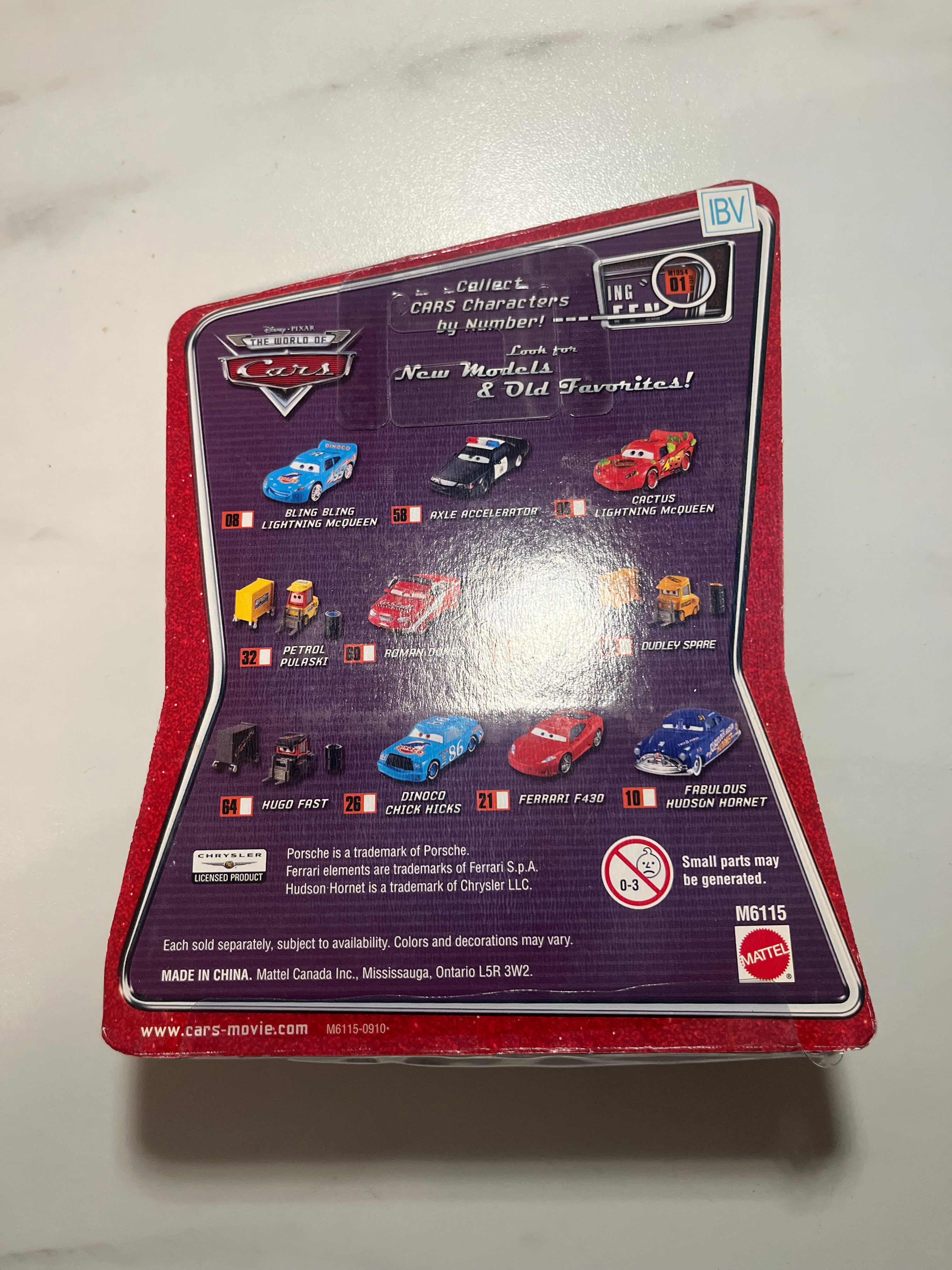 🚓 Axle Accelerator – The World of Cars Disney Pixar Mattel Neuf Blister