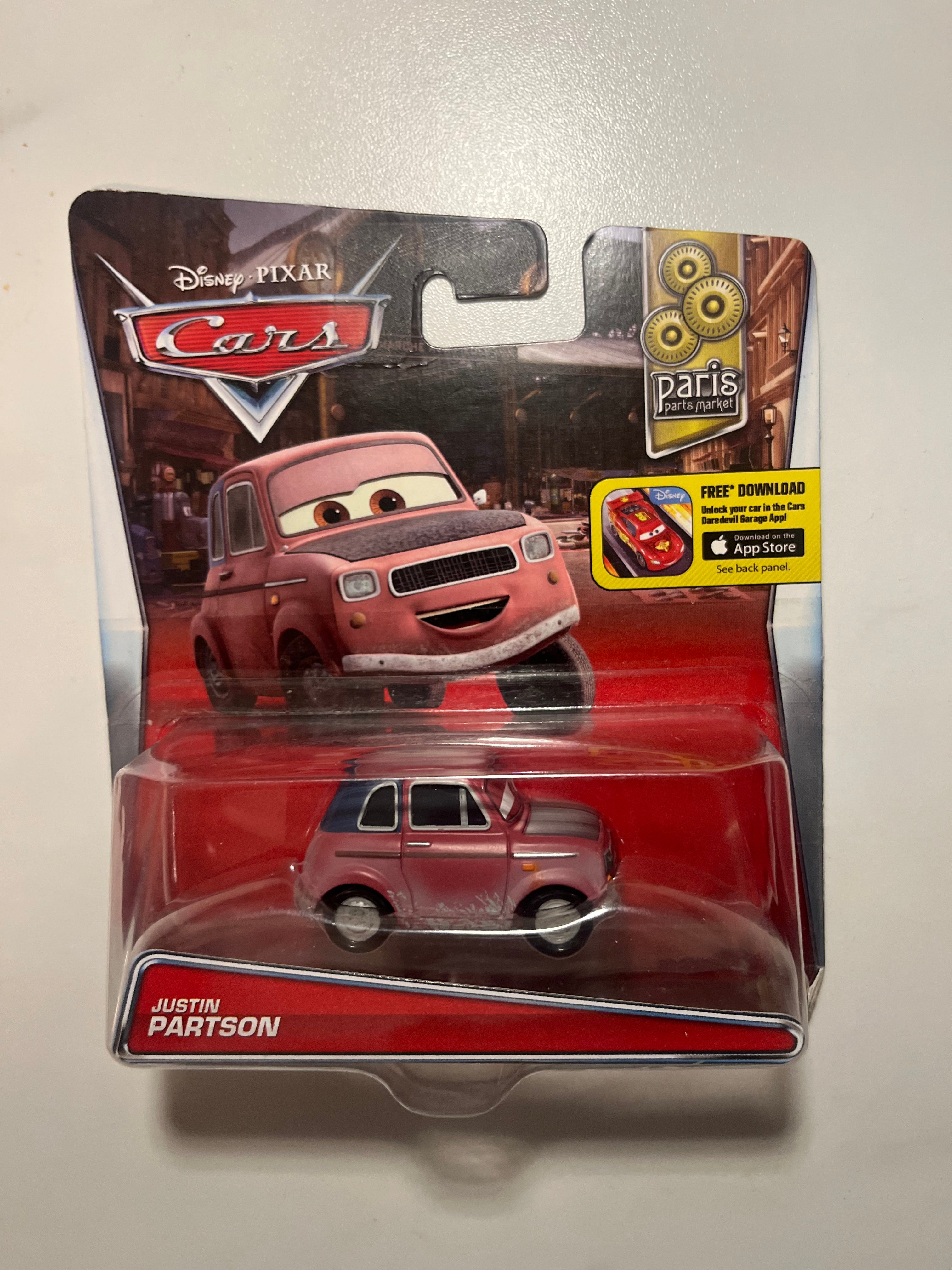 Justin Partson – Paris Parts Market Disney Pixar Cars (rare)