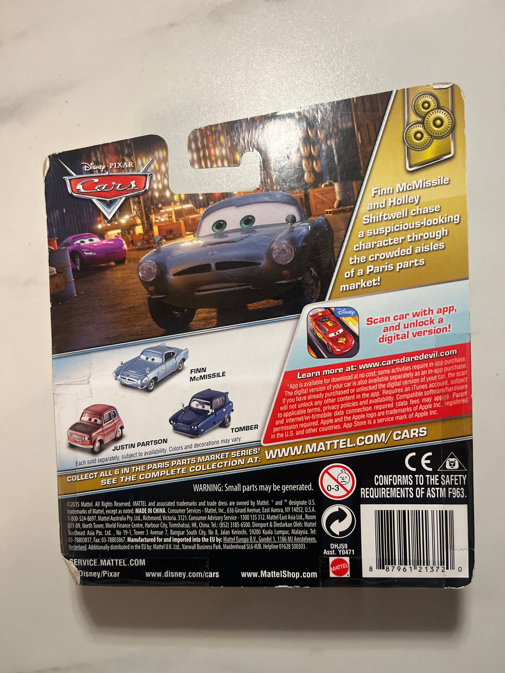 Justin Partson – Paris Parts Market Disney Pixar Cars (rare)
