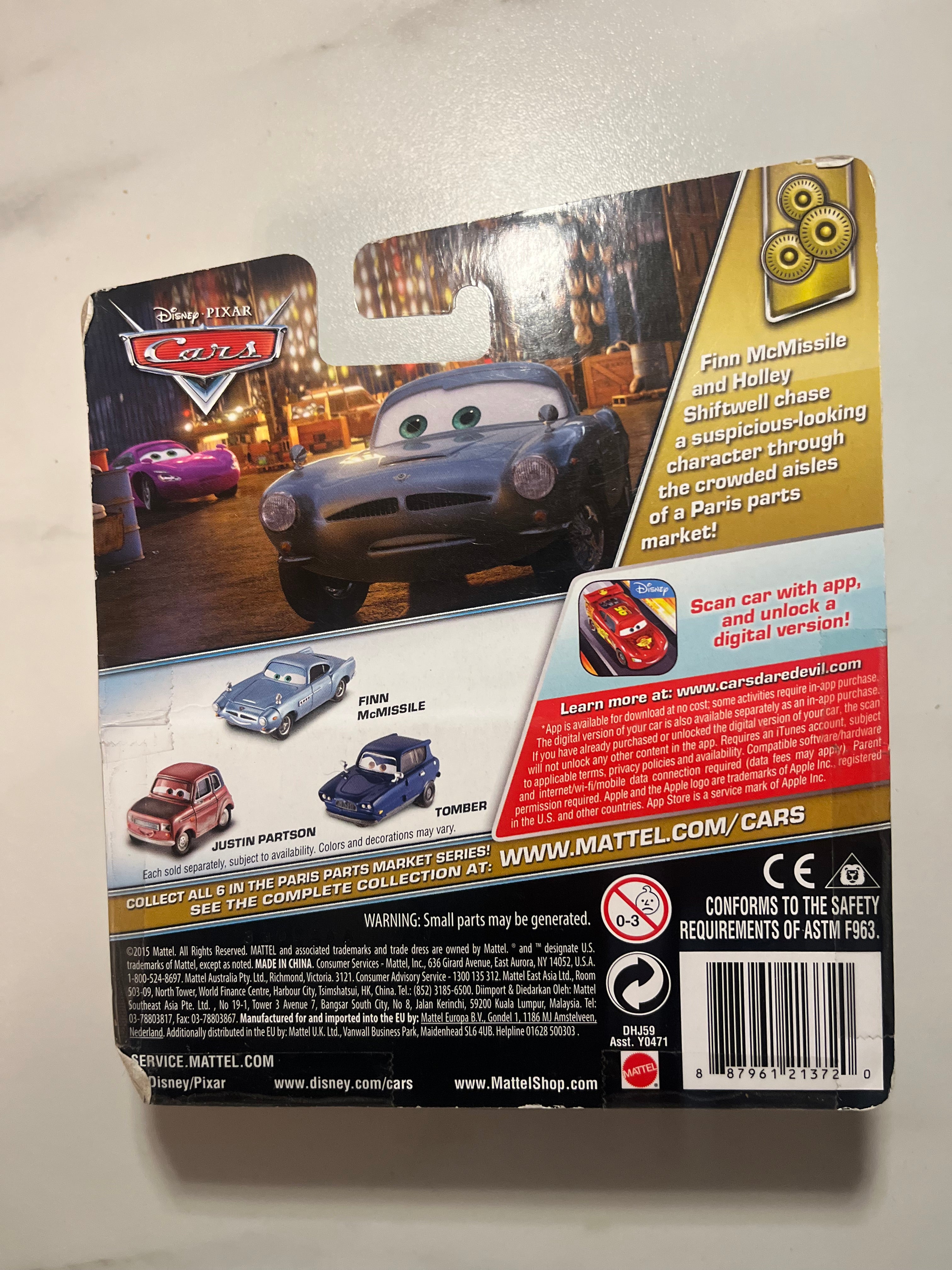 Justin Partson – Paris Parts Market Disney Pixar Cars (rare)
