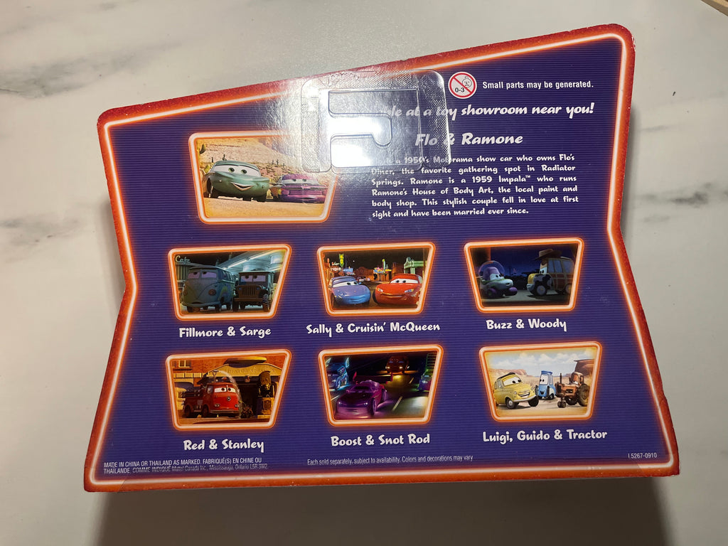 💜 Coffret Flo & Ramone – Movie Moments Supercharged Disney Pixar Cars Mattel Neuf Blister