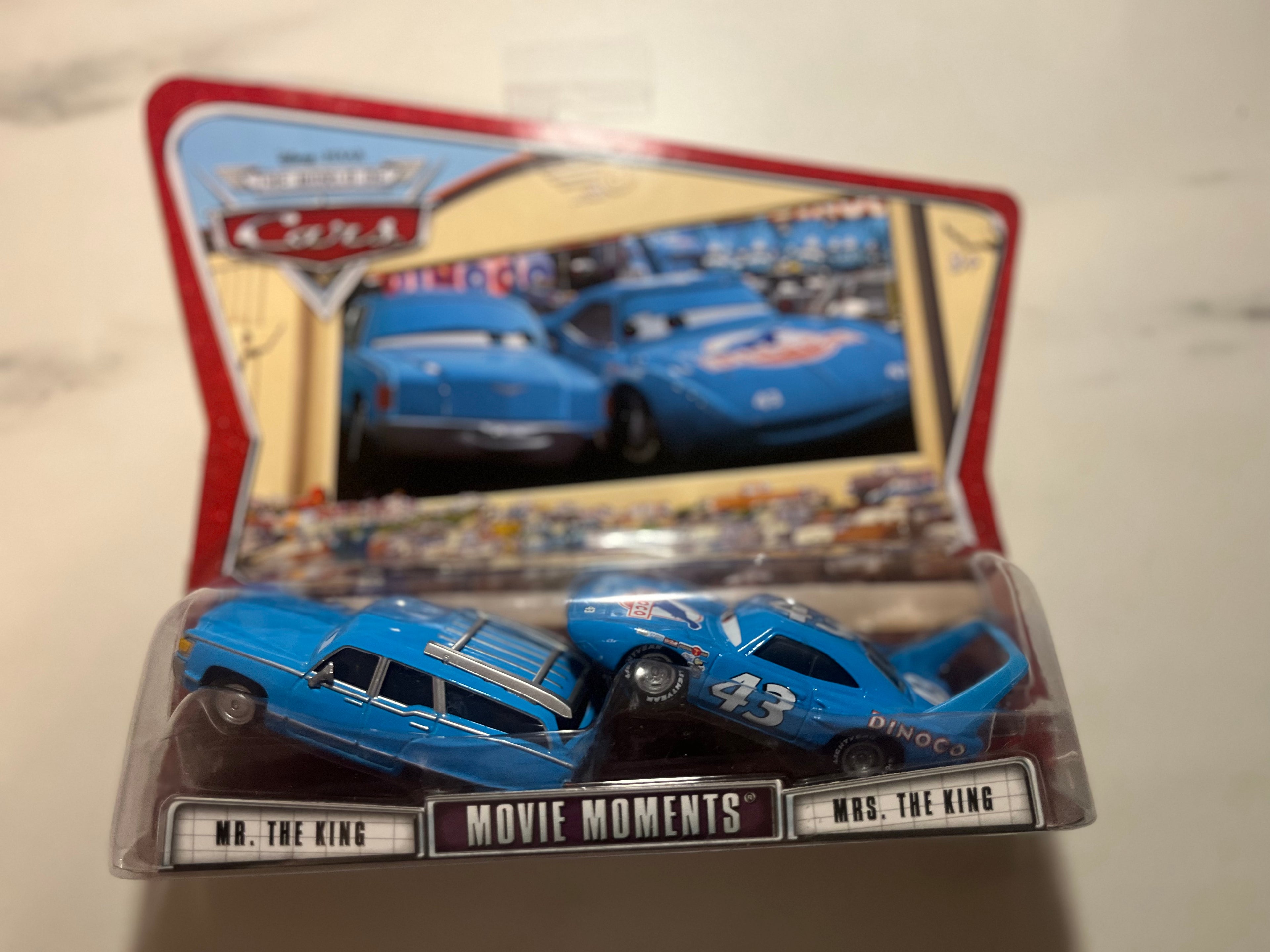 🏁 Coffret Mr. The King & Mrs. The King – Movie Moments The World of Cars Disney Pixar Mattel Neuf Blister (rare)