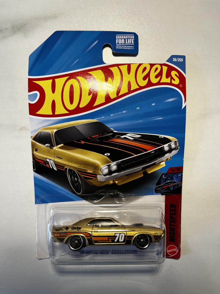 Hot Wheels '70 Dodge Hemi Challenger – Nightspeed 4/10 – Mainline 2025 – 36/250
