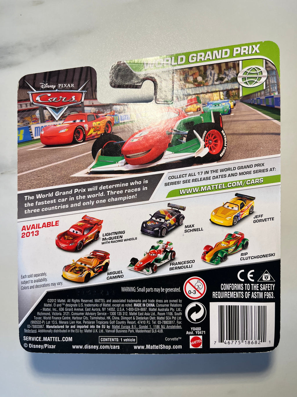 Miguel Camino World Grand Prix 2013 – Disney Pixar Cars