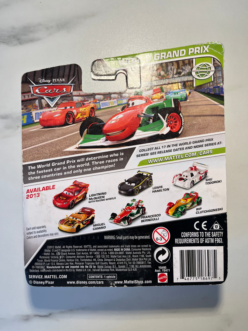 Shu Todoroki World Grand Prix 2013 – Disney Pixar Cars
