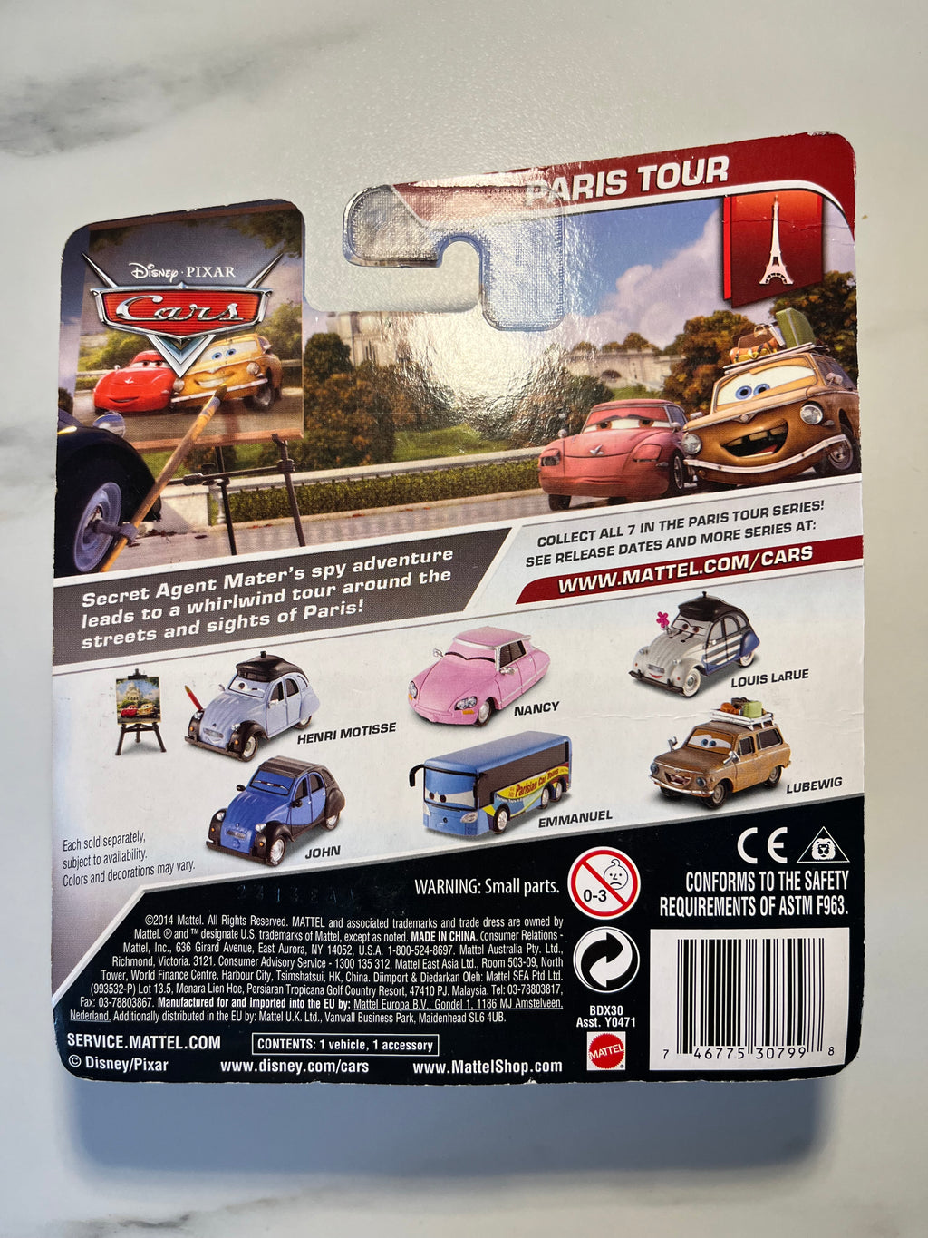 Henri Motisse – Disney Pixar Cars Paris Tour