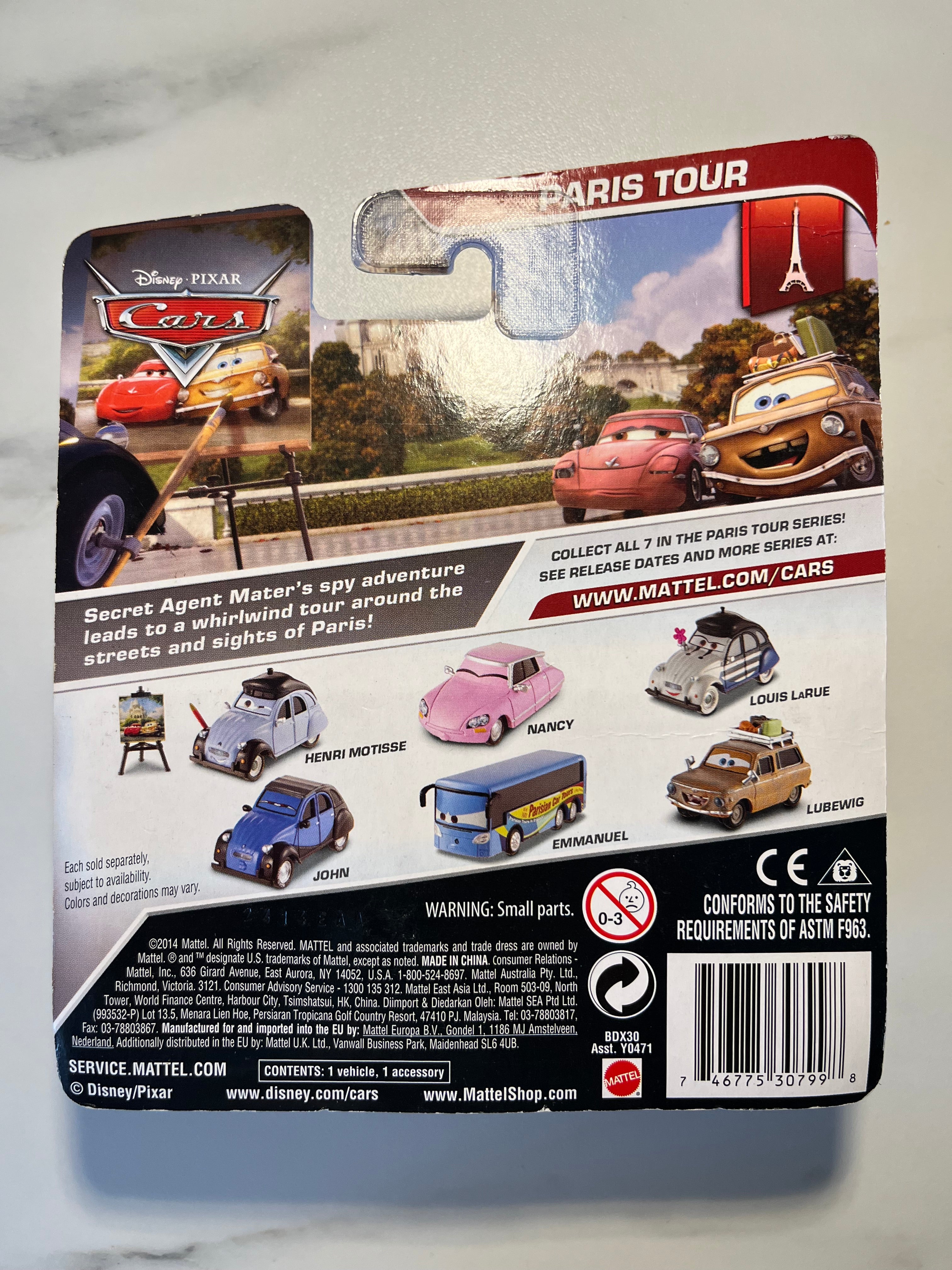 Henri Motisse – Disney Pixar Cars Paris Tour