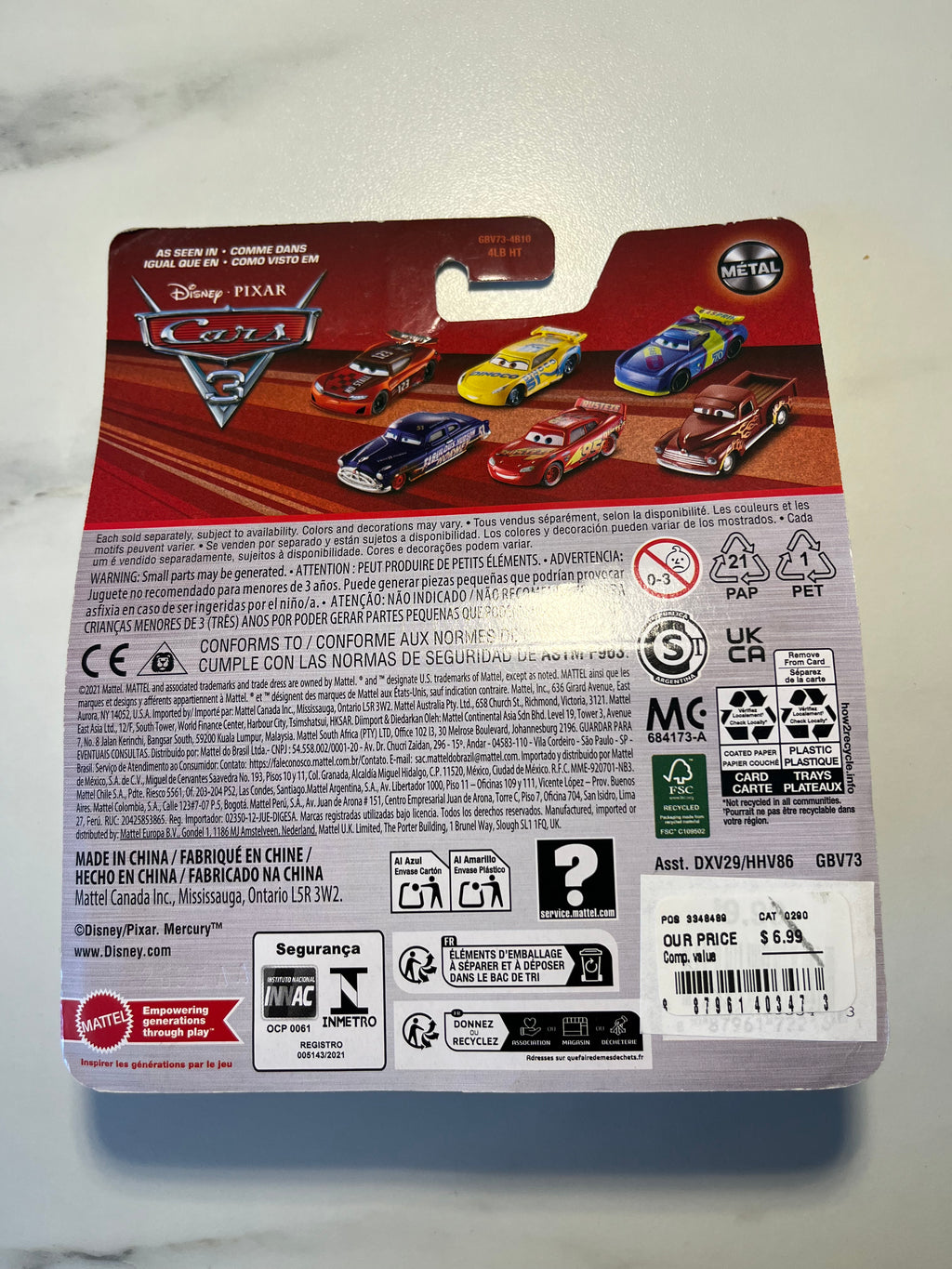 Barry DePedal – Disney Pixar Cars 3 Metal