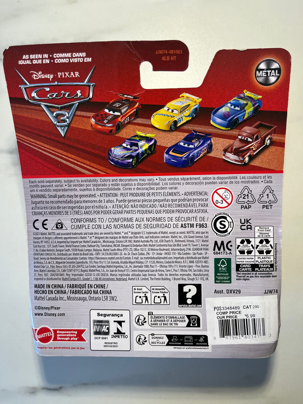 Morgan Martins – Disney Pixar Cars 3 Metal