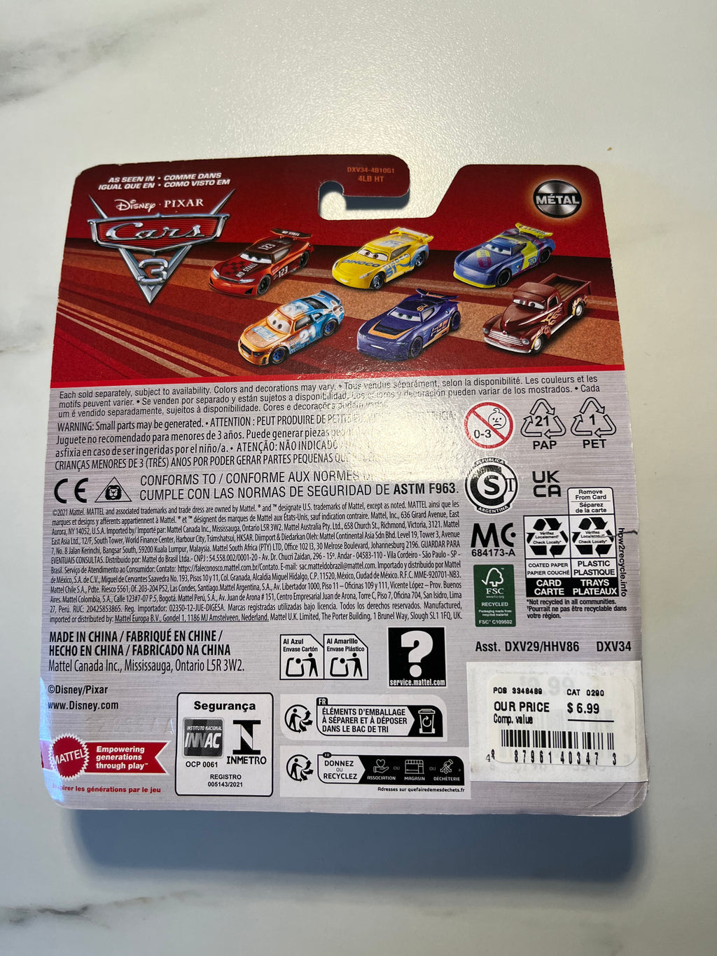 Jackson Storm – Disney Pixar Cars 3 Metal