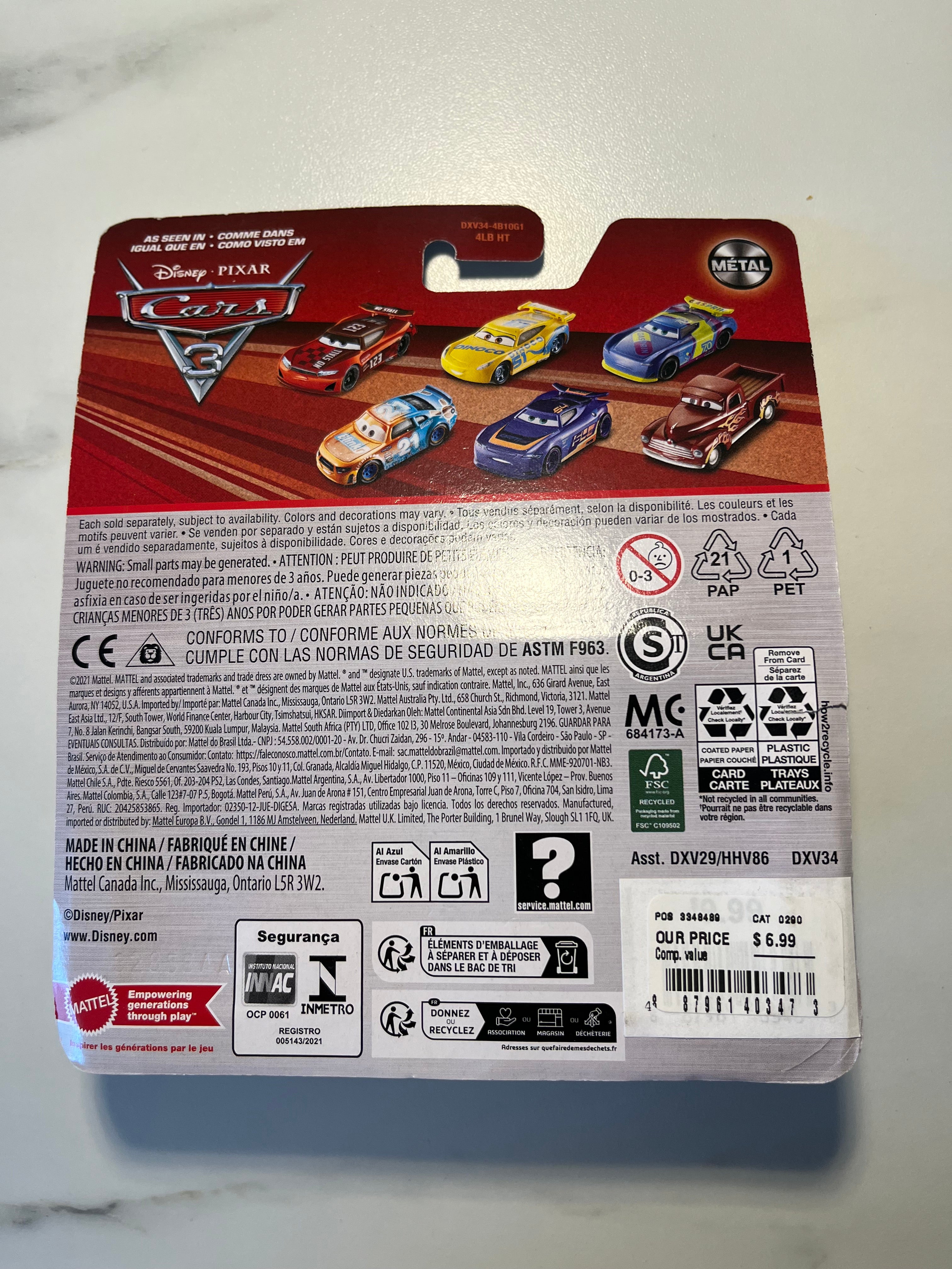 Jackson Storm – Disney Pixar Cars 3 Metal