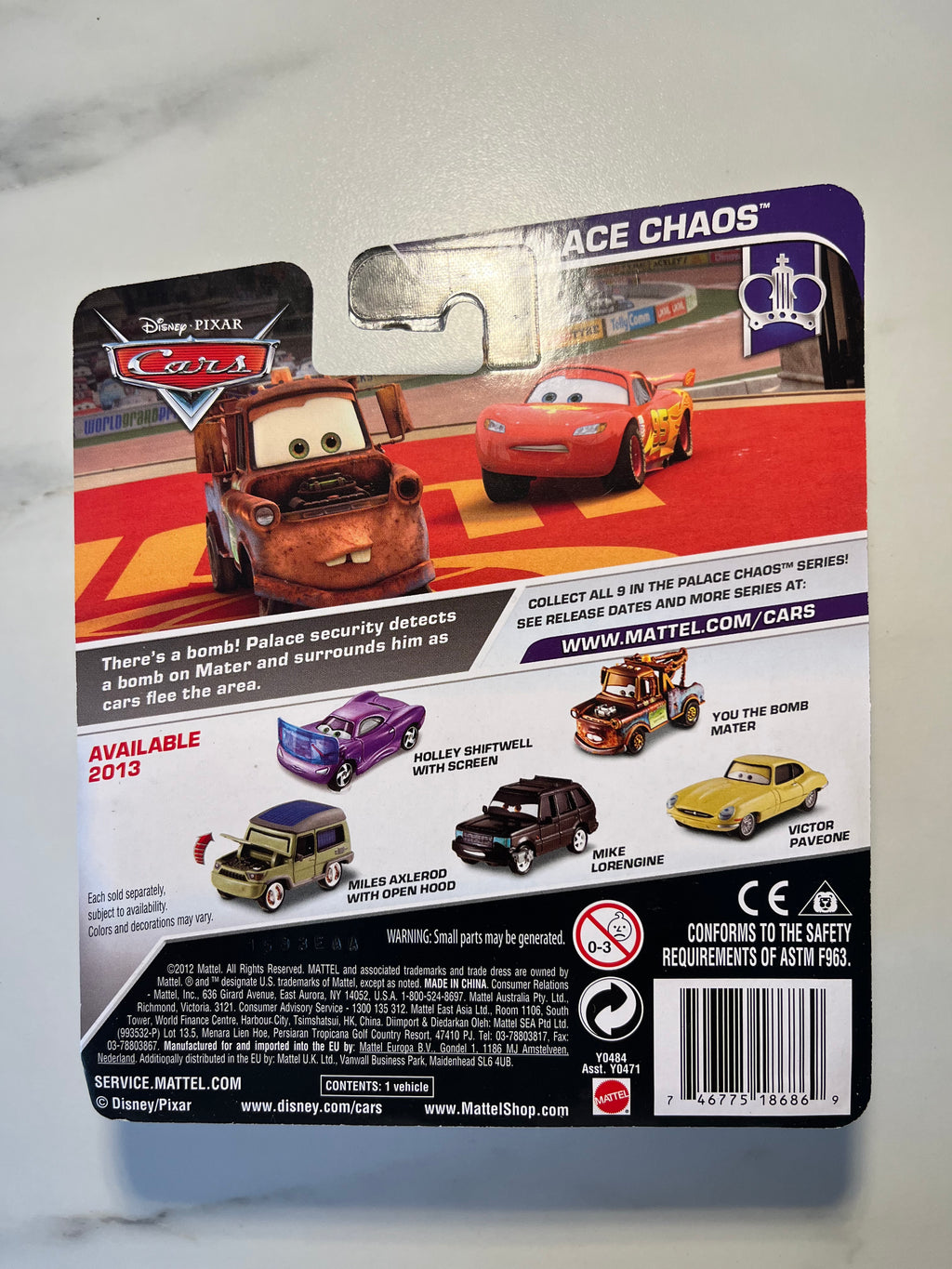 Victor Paveone – Disney Pixar Cars Palace Chaos