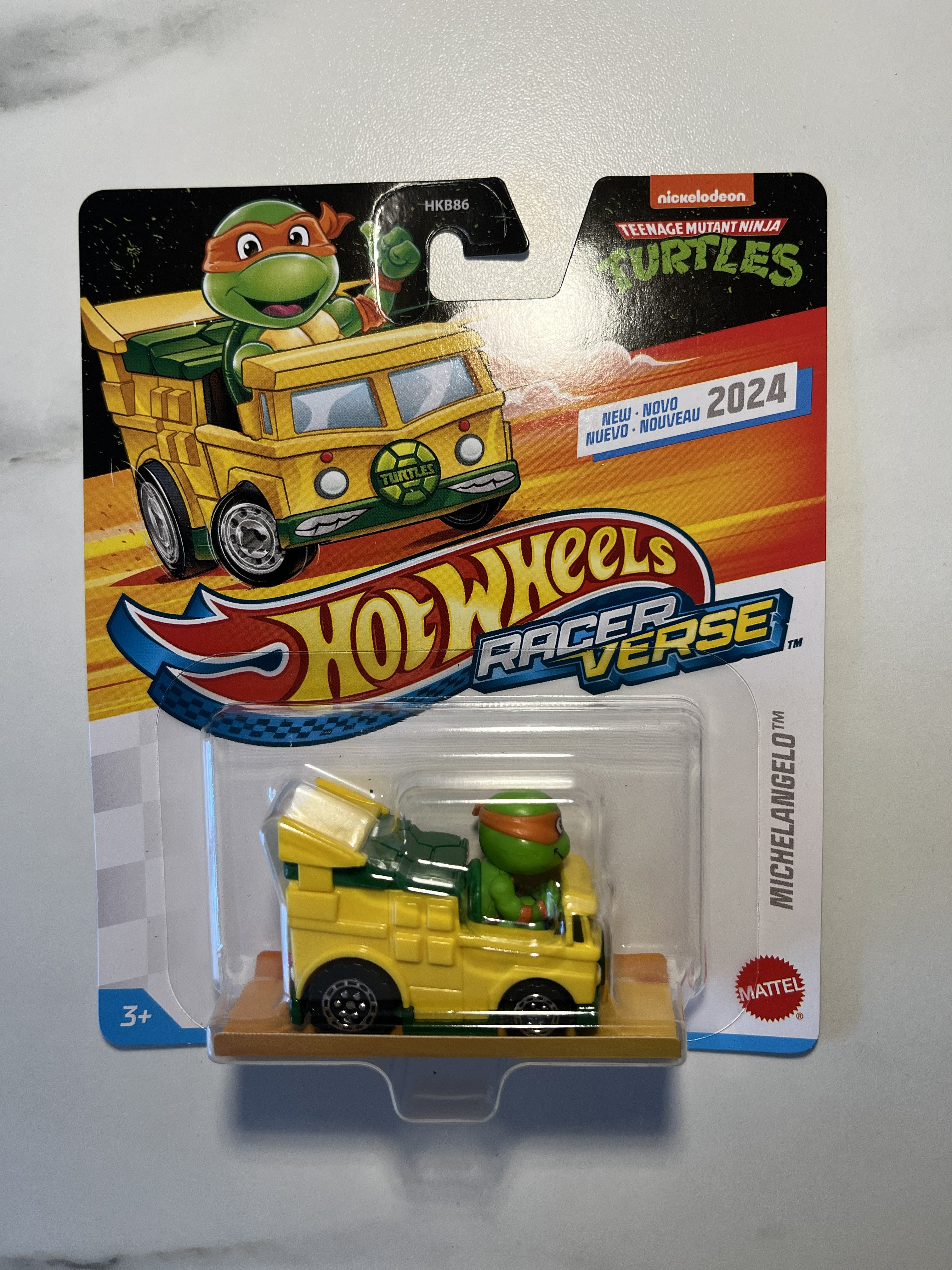 Hot Wheels Racer Verse – Michelangelo (Teenage Mutant Ninja Turtles) 2024