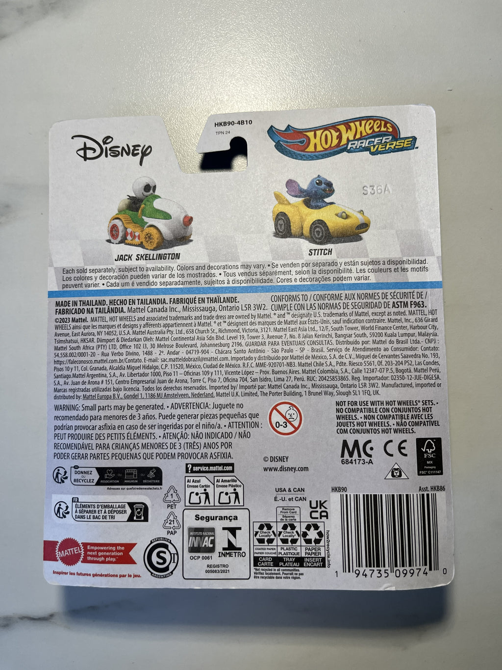 Hot Wheels Racer Verse – Stitch (Disney) 2024